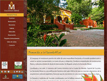 Tablet Screenshot of haciendamisne.com.mx